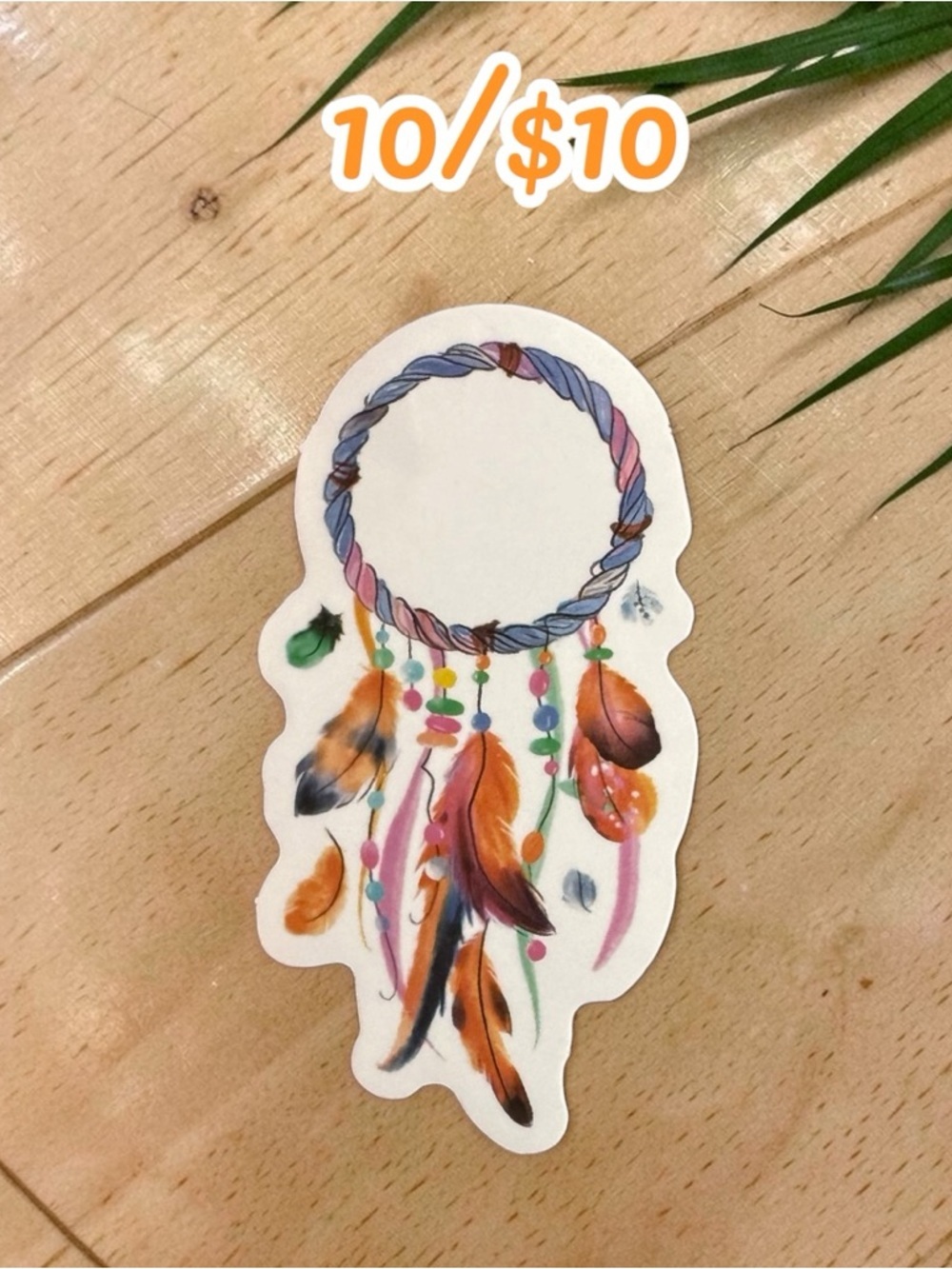 Dreamcatcher Sticker – Boho Feather Dreamcatcher Vinyl Decal | Spiritual